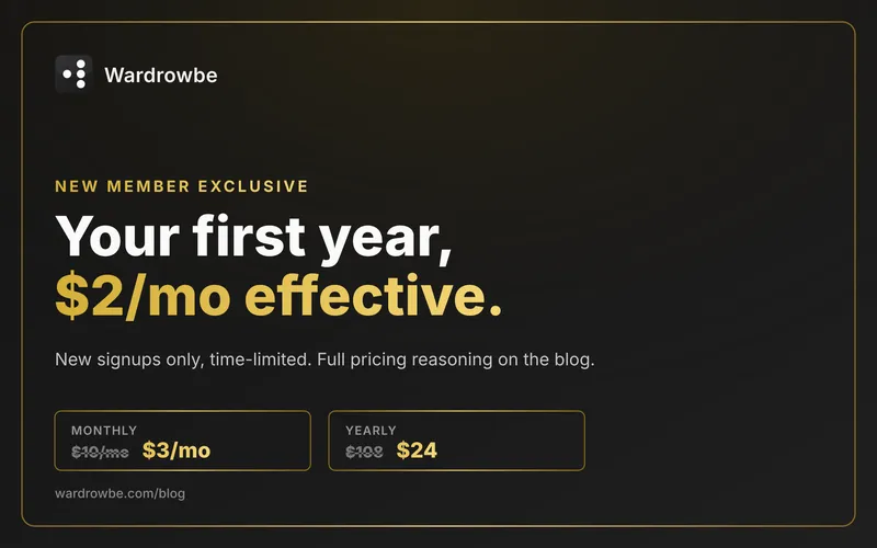Gold and black promo card showing a limited-time new member discount on a dark background